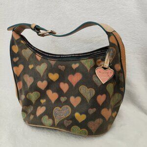 Dooney & Bourke heart-shaped shoulder bag